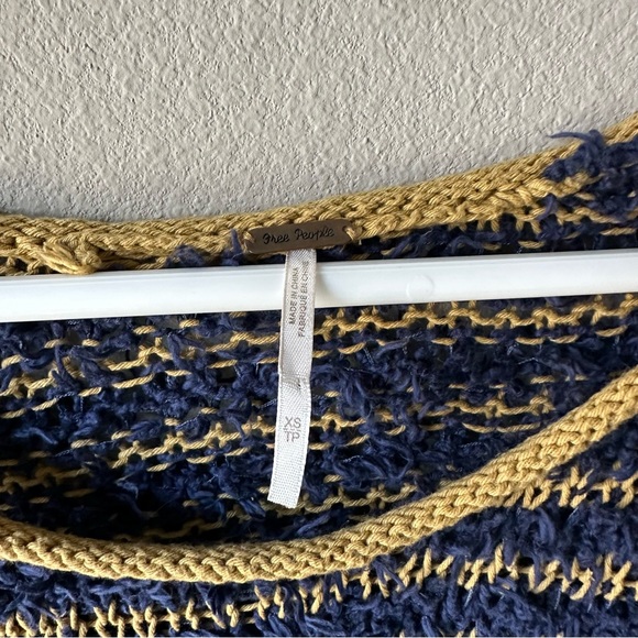 Free People fringe boho striped sweater - Picture 2 of 3